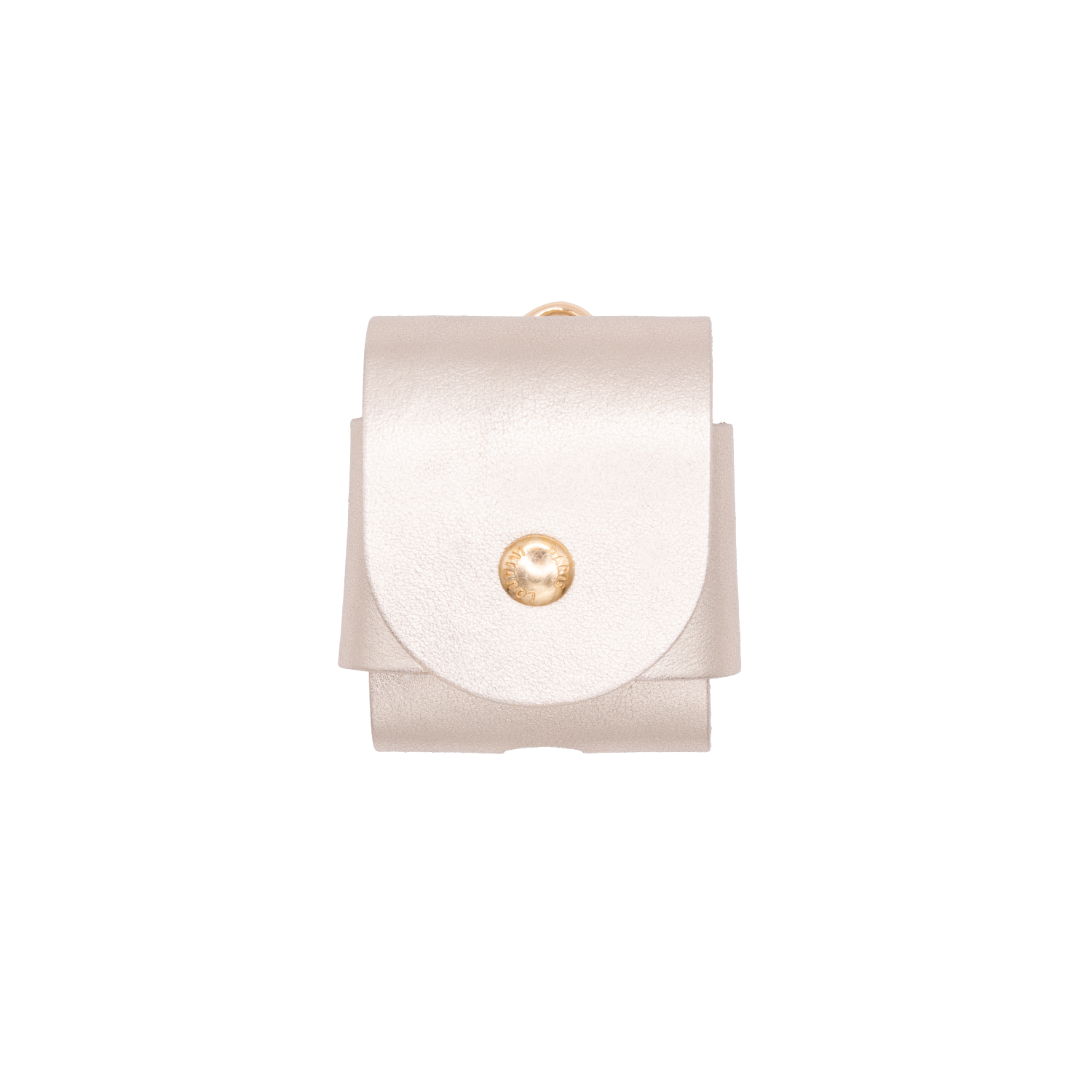 ÉTUI EN CUIR DORÉ POUR AIRPODS