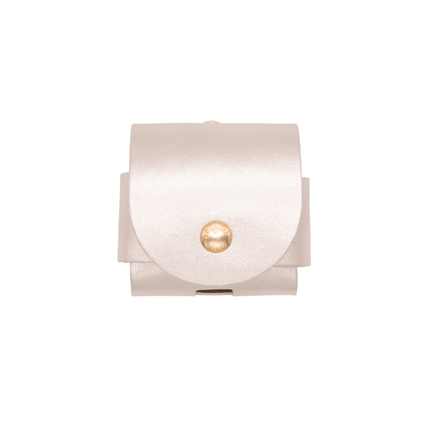 ÉTUI EN CUIR DORÉ POUR AIRPODS
