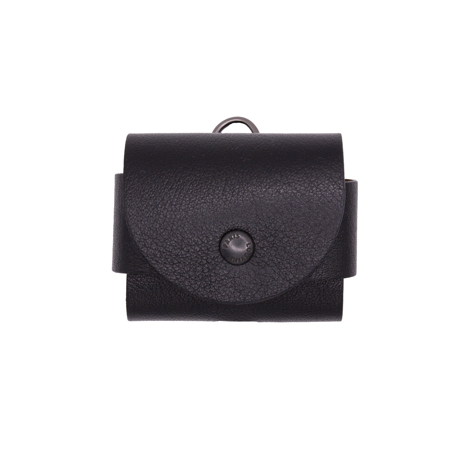 ÉTUI EN CUIR NOIR POUR AIRPODS