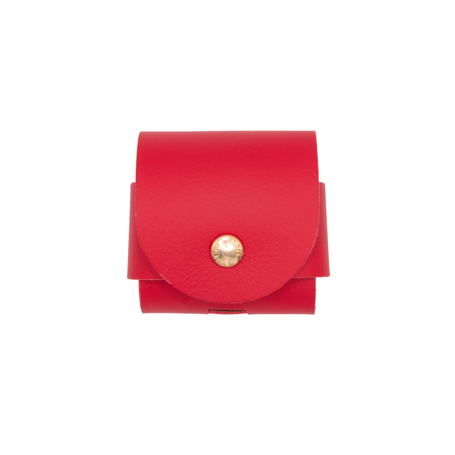 ÉTUI EN CUIR ROUGE POUR AIRPODS
