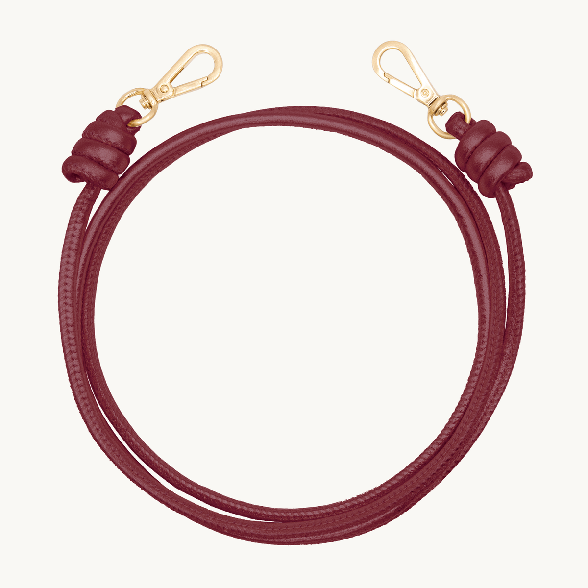 KATE Leather Phone Cord - Burgundy
