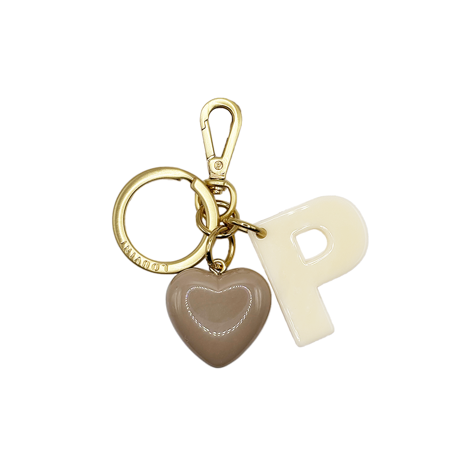 KEY RING - LETTRE D'AMOUR P