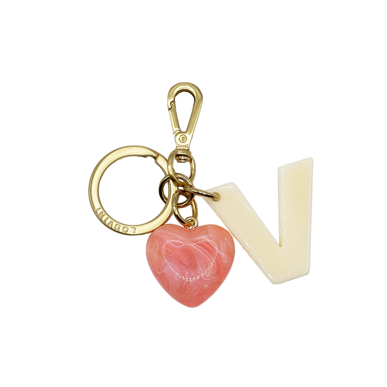 KEY RING - LETTRE D'AMOUR V