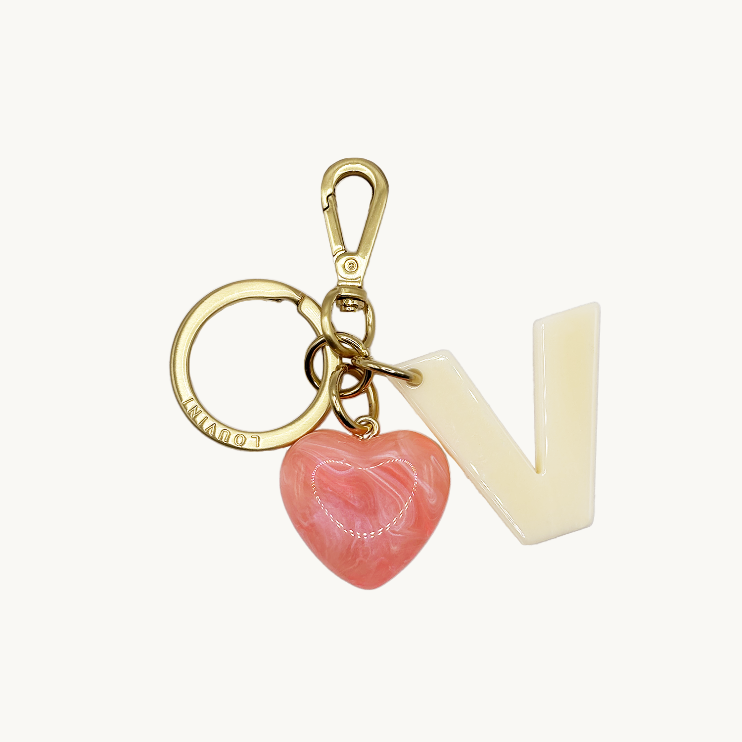 KEY RING - LETTRE D'AMOUR V