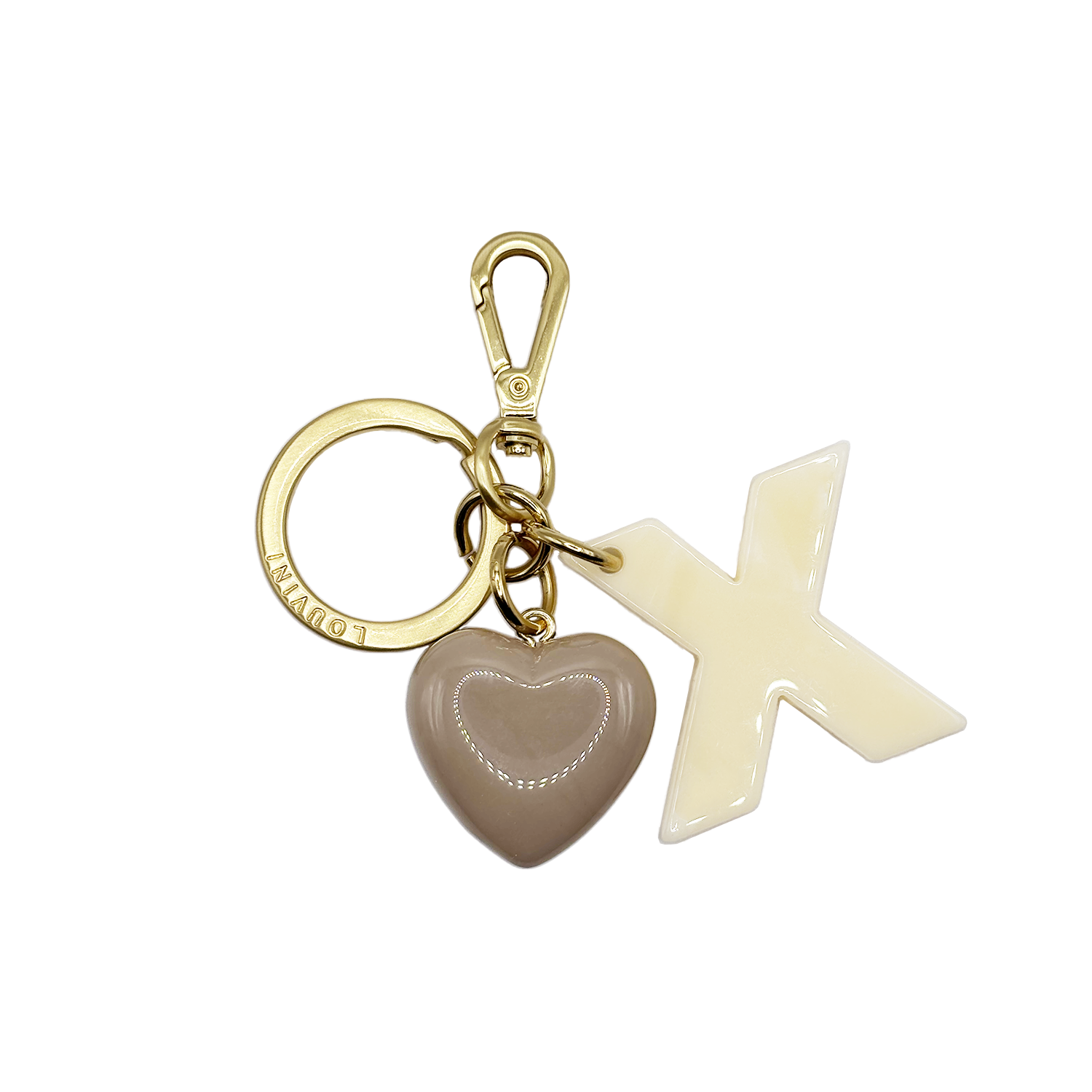 KEY RING - LETTRE D'AMOUR X