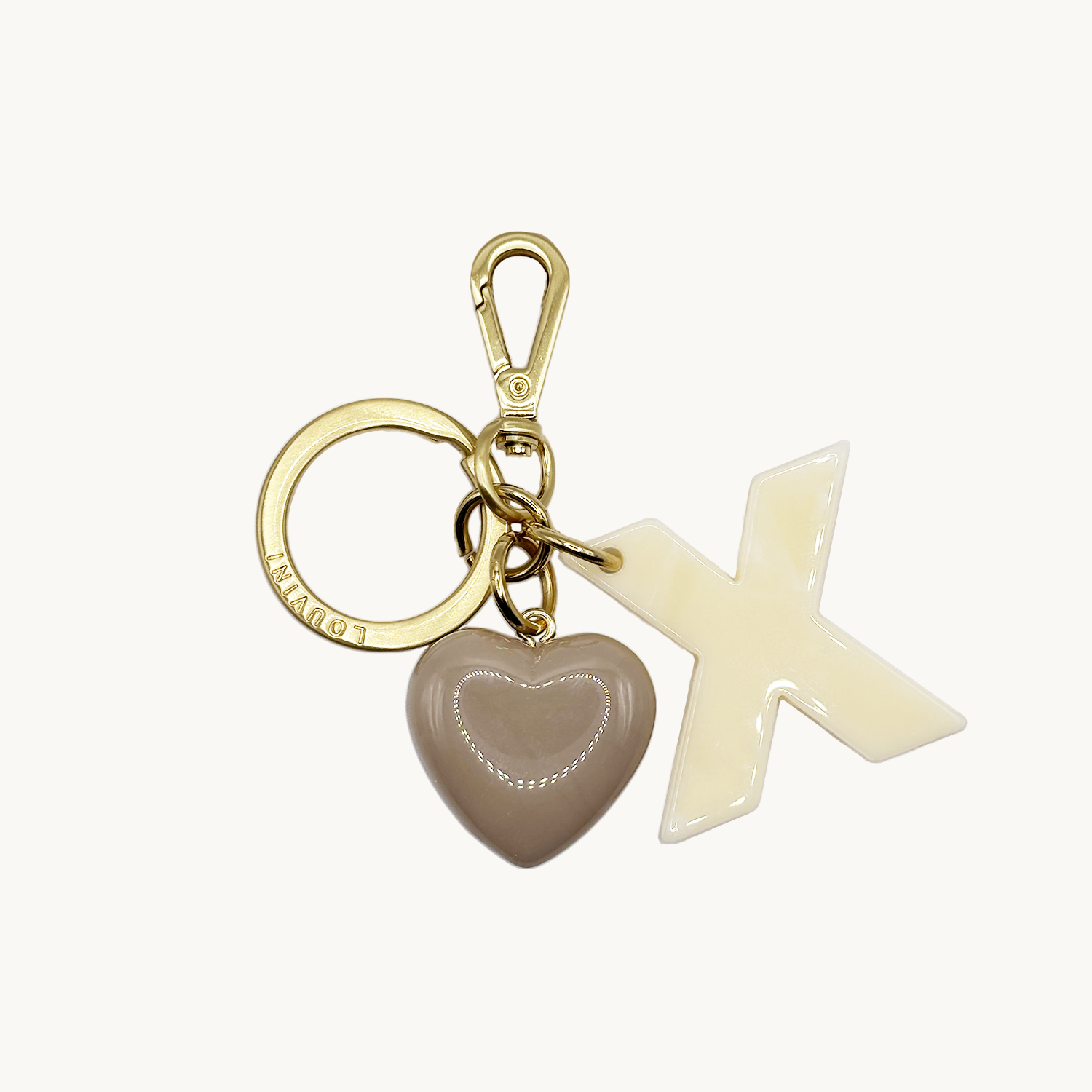 KEY RING - LETTRE D'AMOUR X