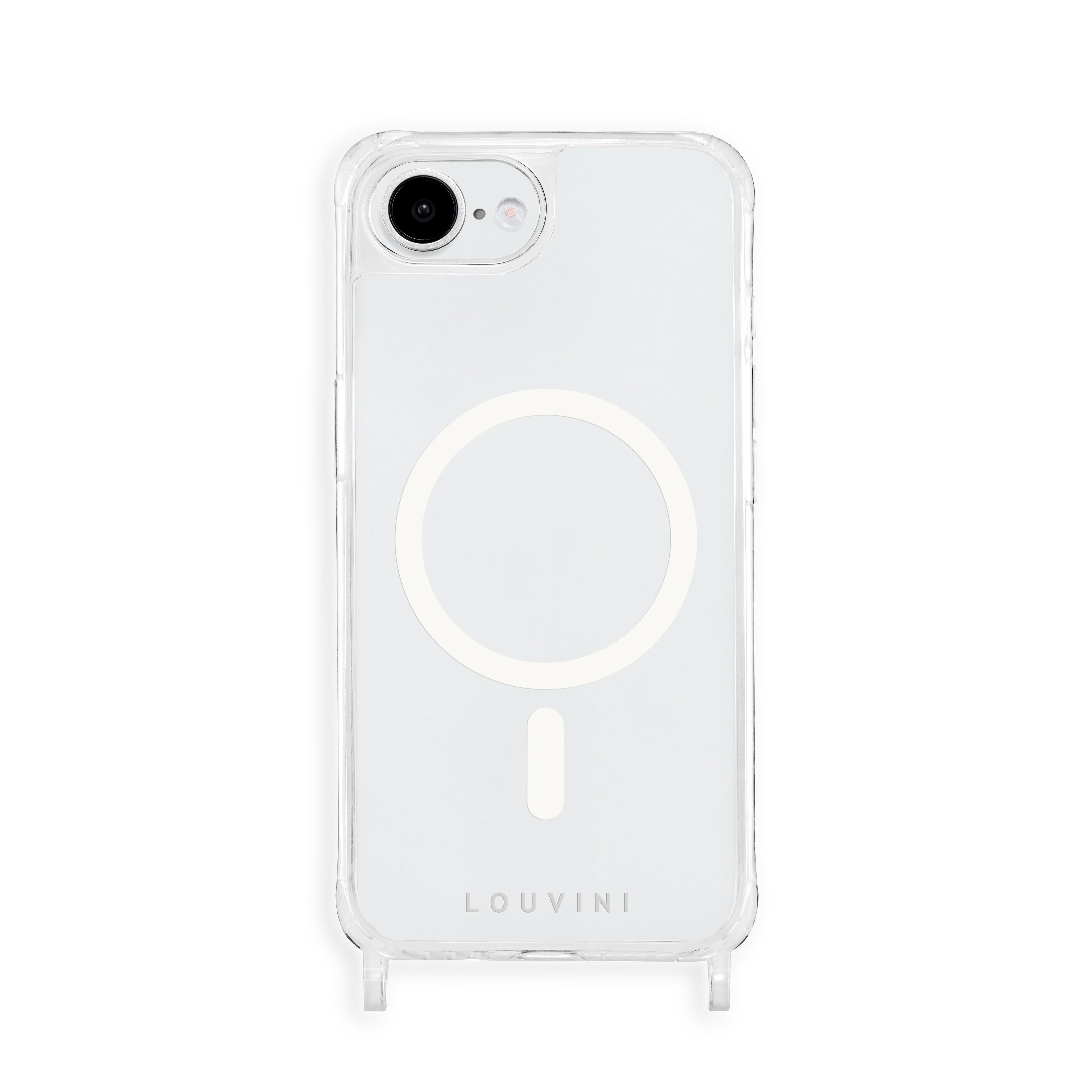 MagSafe iPhone case with loops Charlie - Transparent