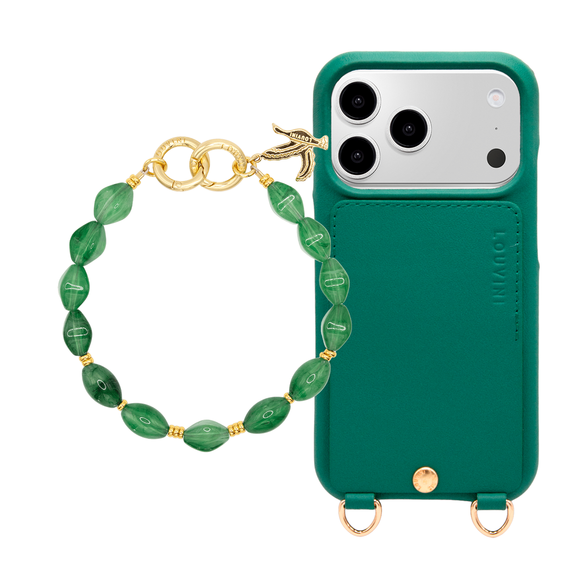 LOU iPhone Case Emerald & Bracelet PETIT RITA Green