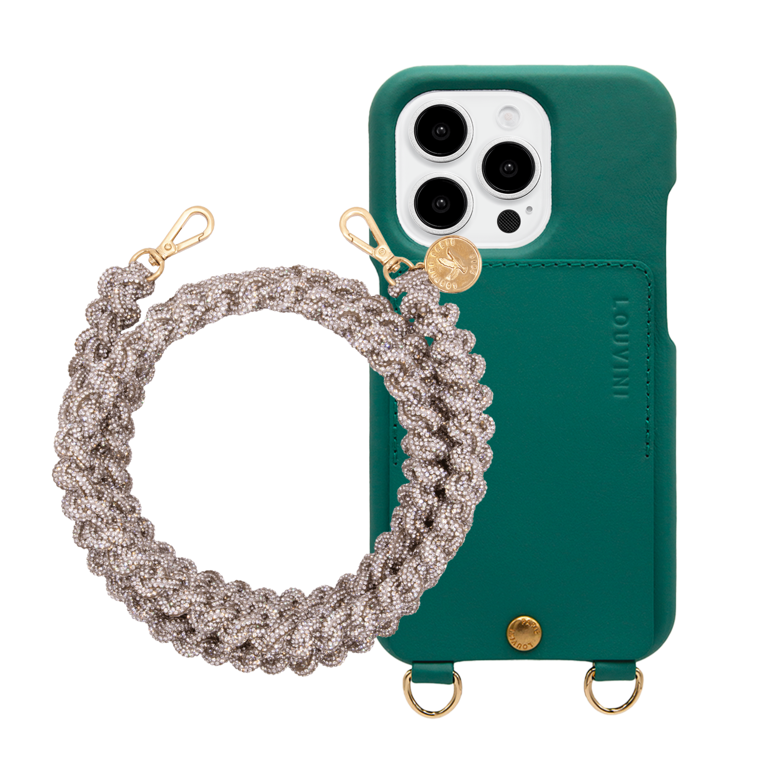 LOU iPhone Case Emerald & SCARLETT Cord
