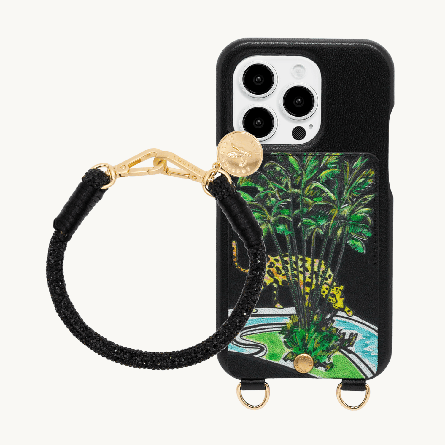 iPhone Case LOU x Filipe Jardim Black & PETIT KIM Black Bracelet