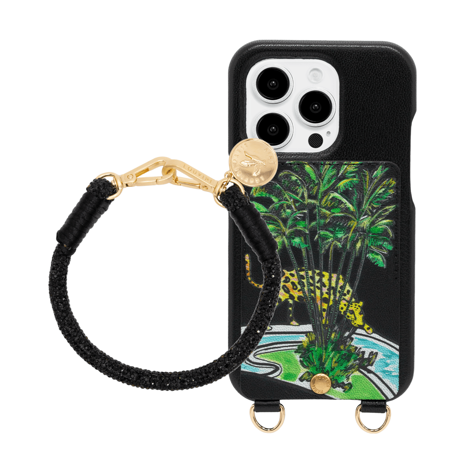 iPhone Case LOU x Filipe Jardim Black & PETIT KIM Black Bracelet