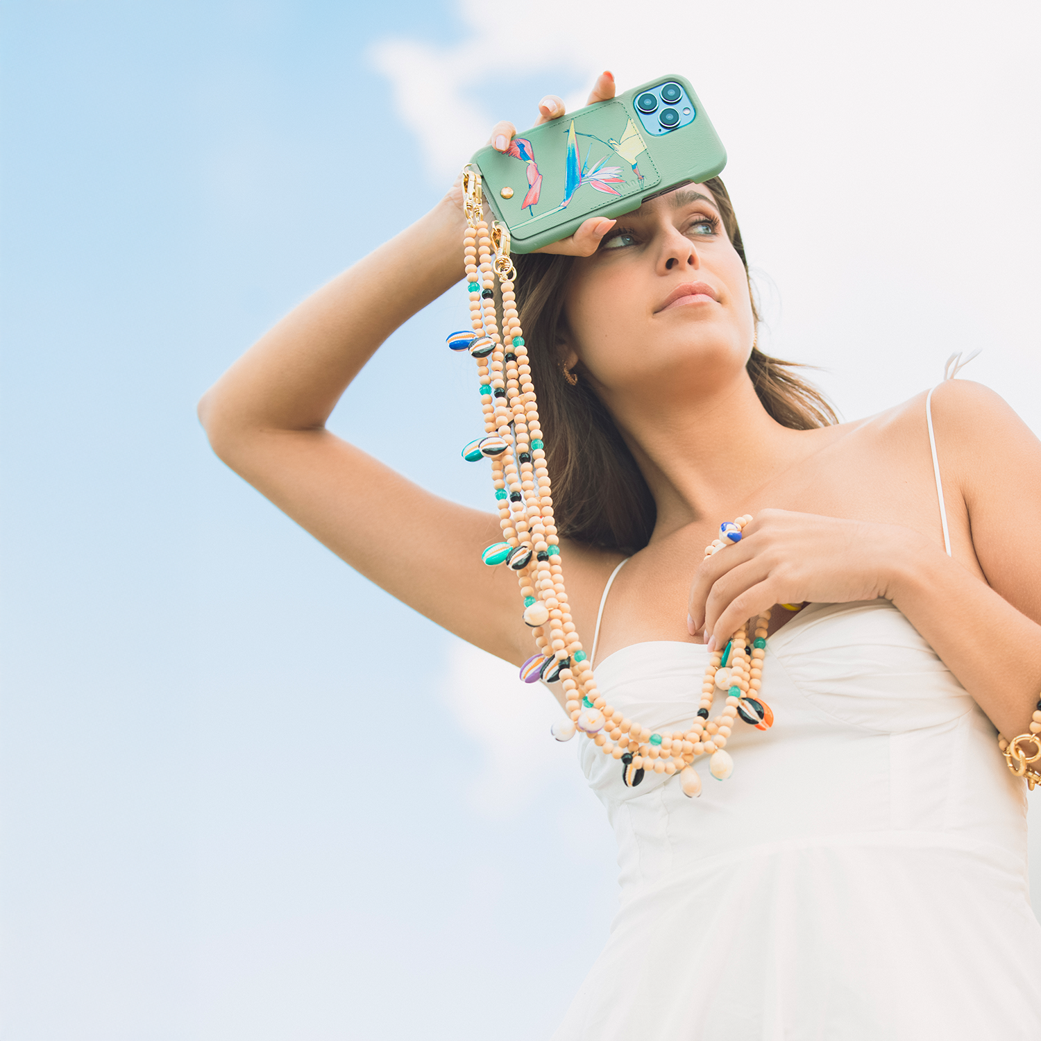 MOANA Shell Chain - Black