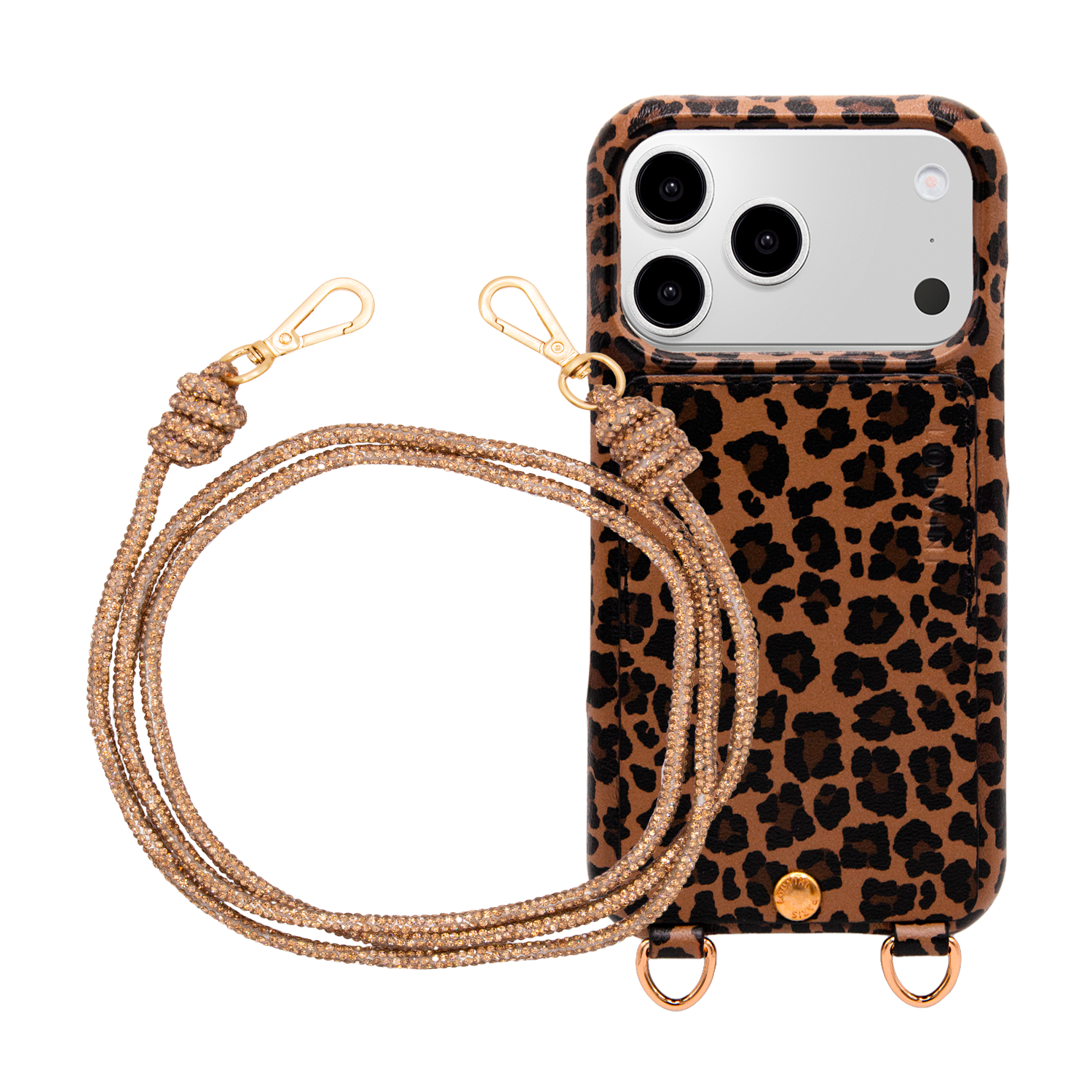 LOU Leopard iPhone Case & KIM Bronze Cord