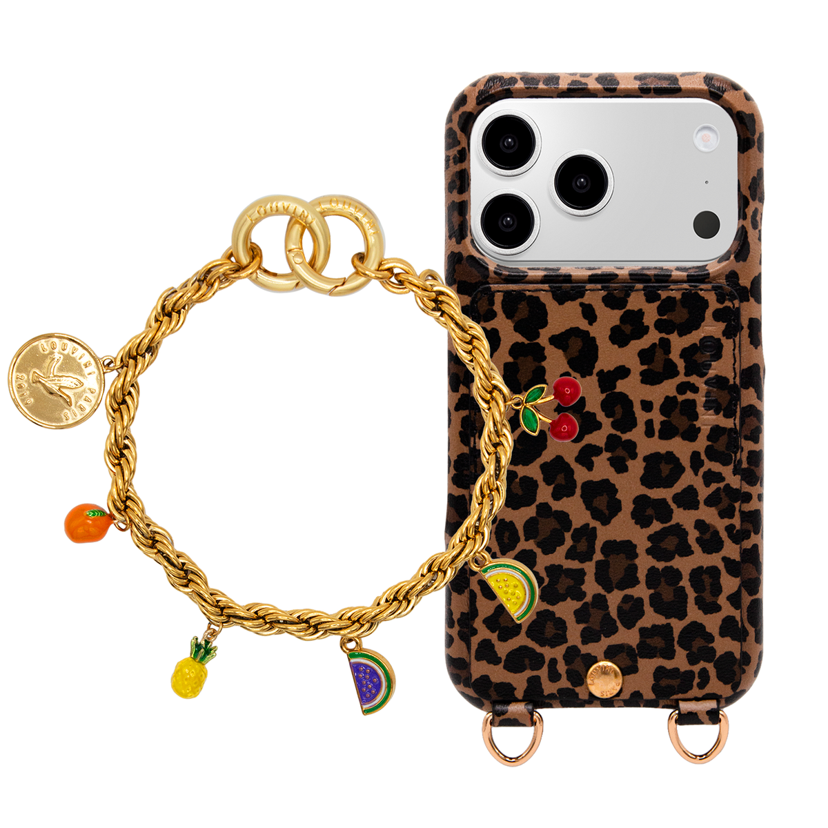 LOU Leopard iPhone Case & Bracelet PETIT CELINE Tropical