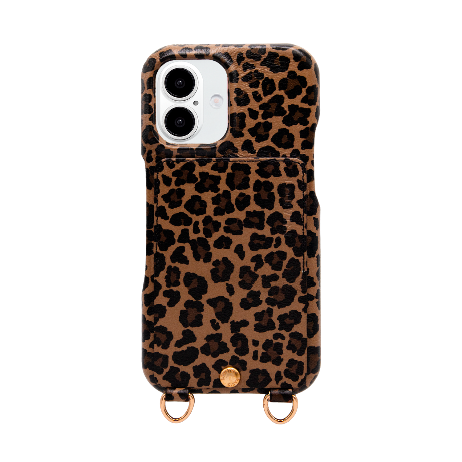 iPhone Leather Case with wallet and loops LOU - LEOPARD