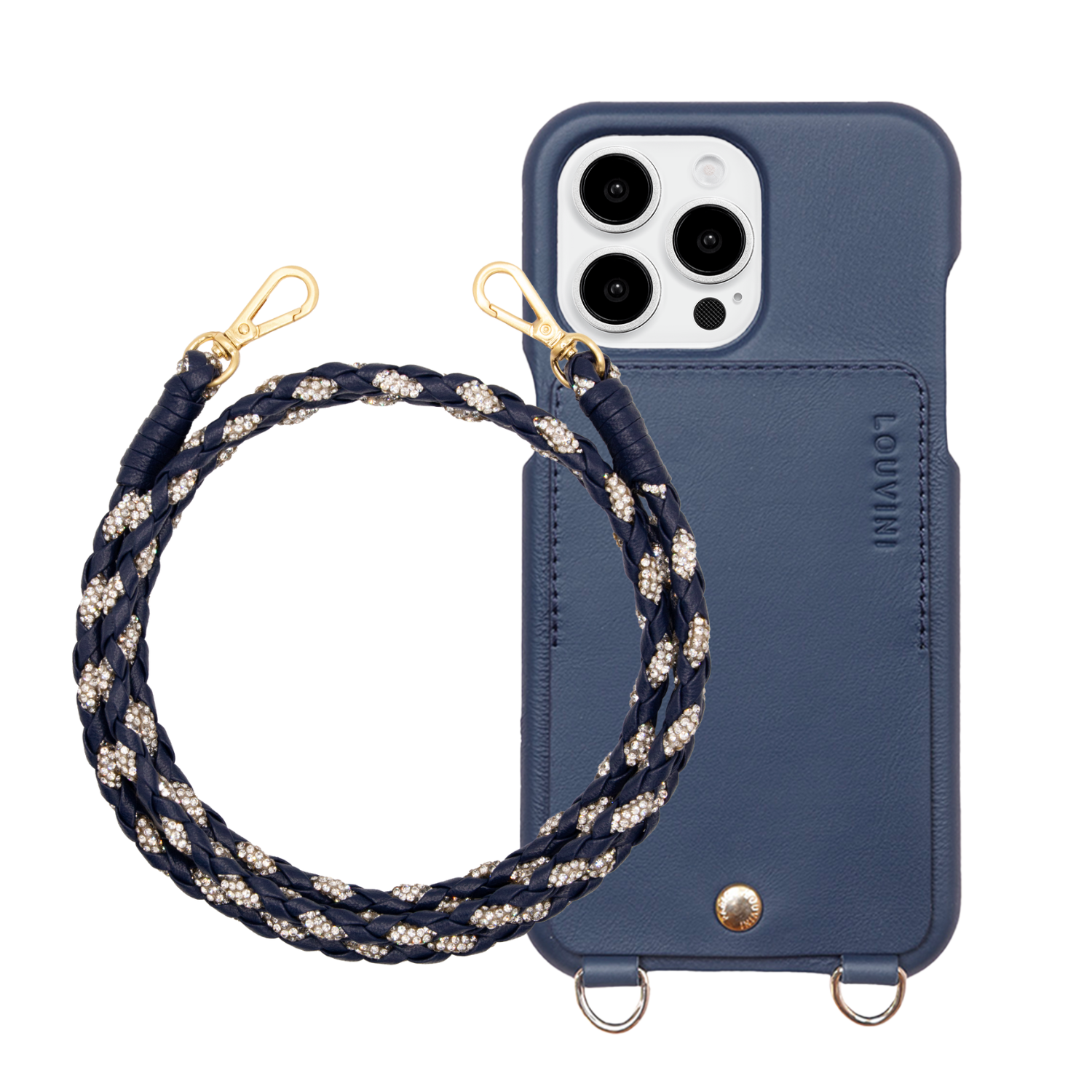 LOU iPhone Case Navy & KYLIE Cord Navy