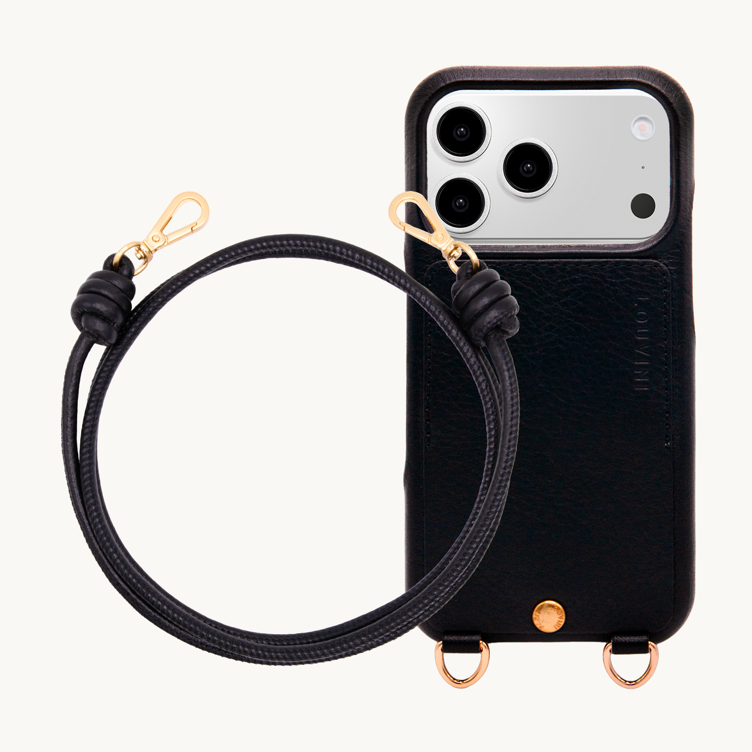LOU Black Case & KATE Black Metallic Cord
