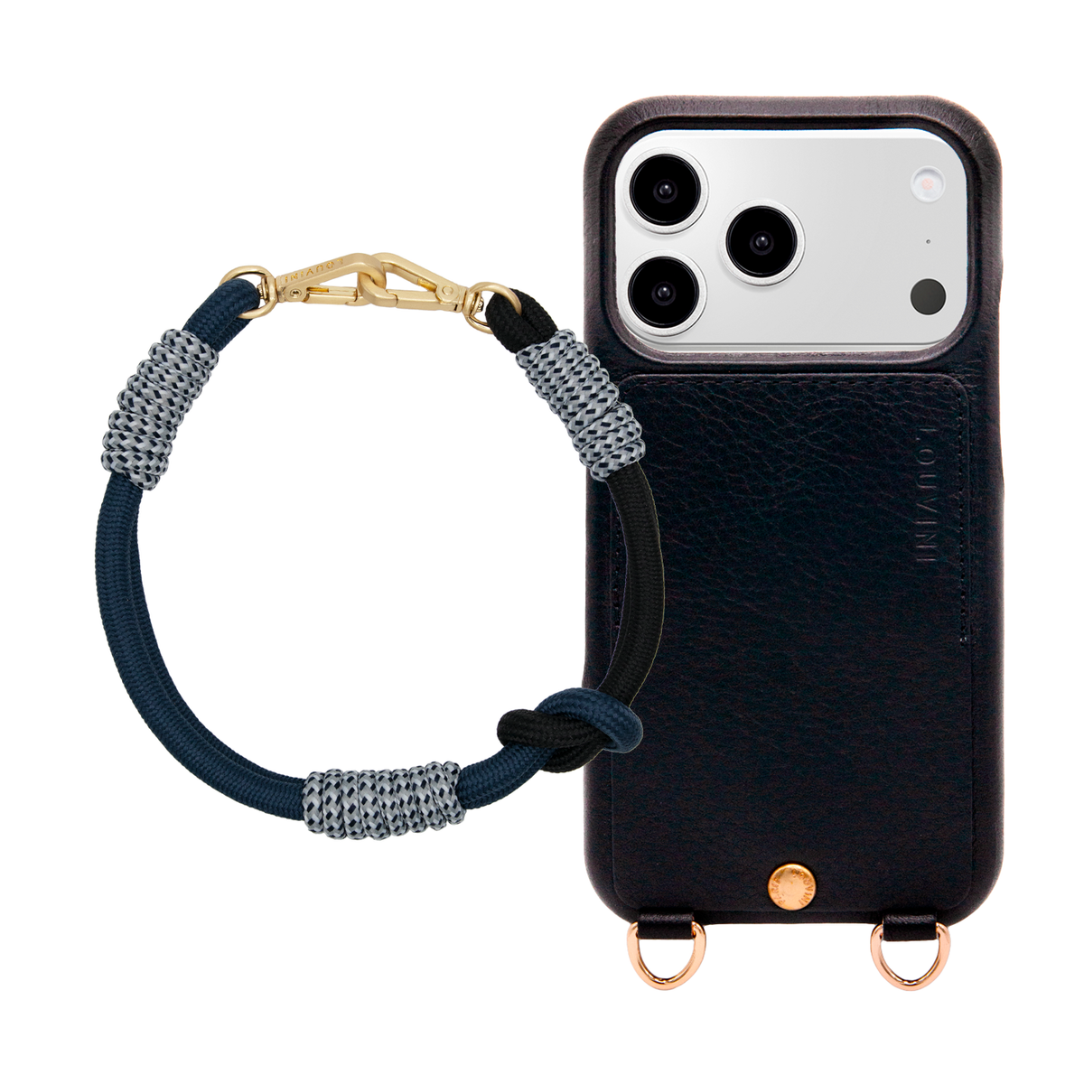 LOU Black iPhone Case & Bracelet PETIT TESSA Black Navy