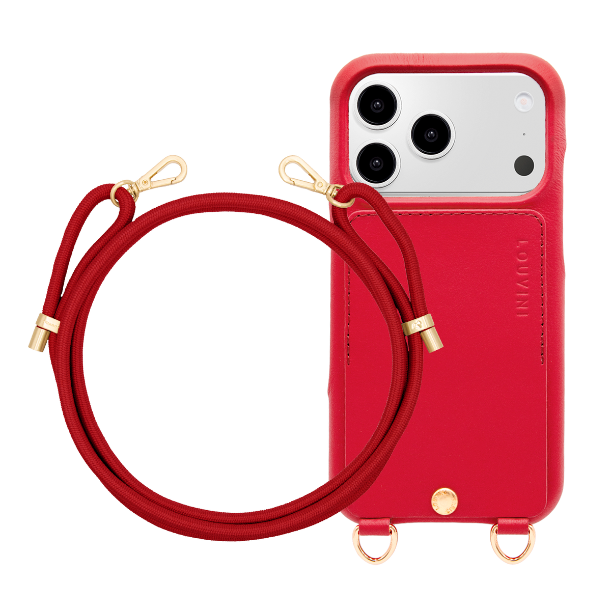 LOU iPhone Case Red & TESSA Cord Red