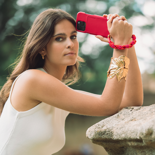 Bracelet pour téléphone Tissé LAYLA x YASSS - rouge