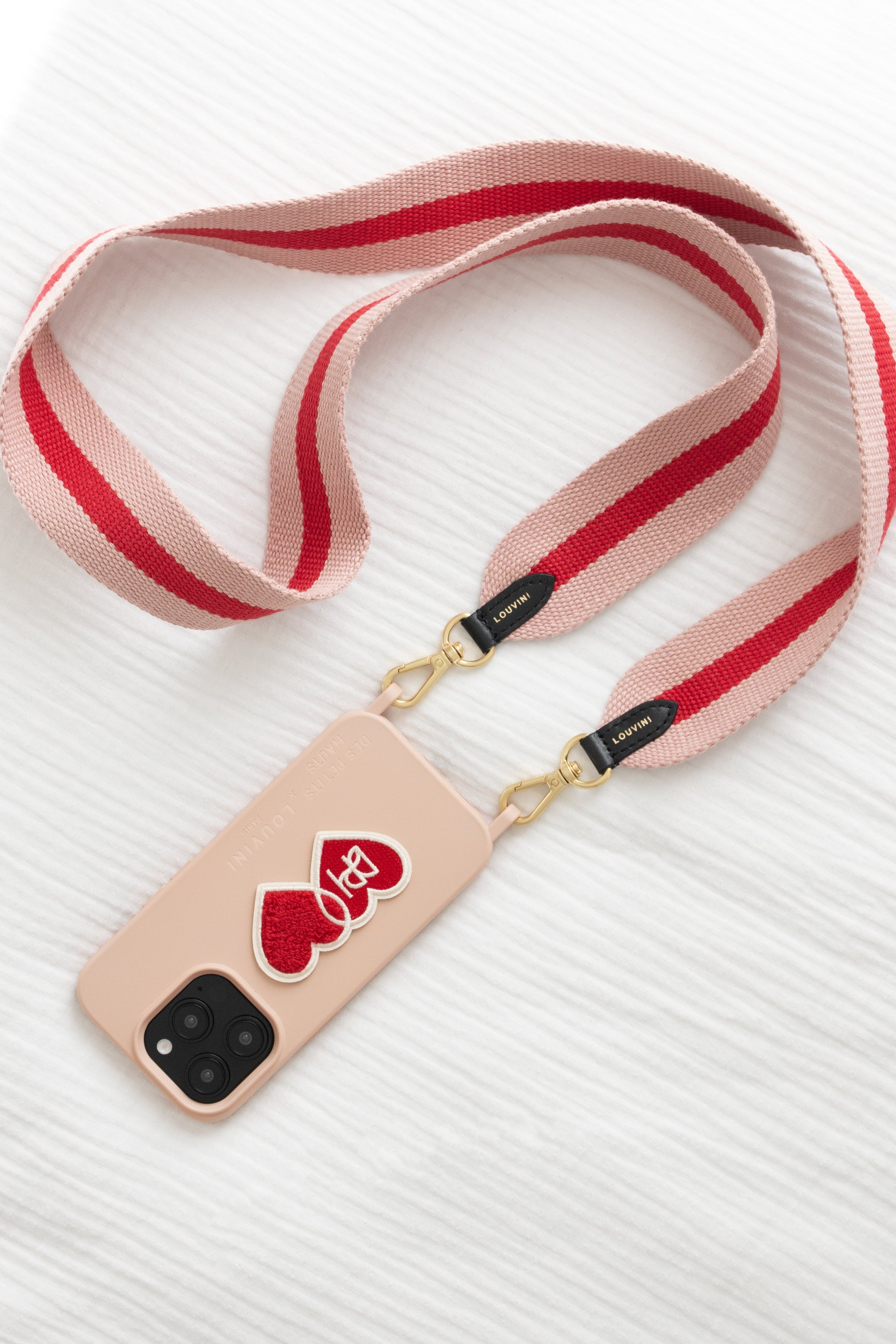 MILO x Des Petits Hauts – MagSafe iPhone Case with Rings – Pink