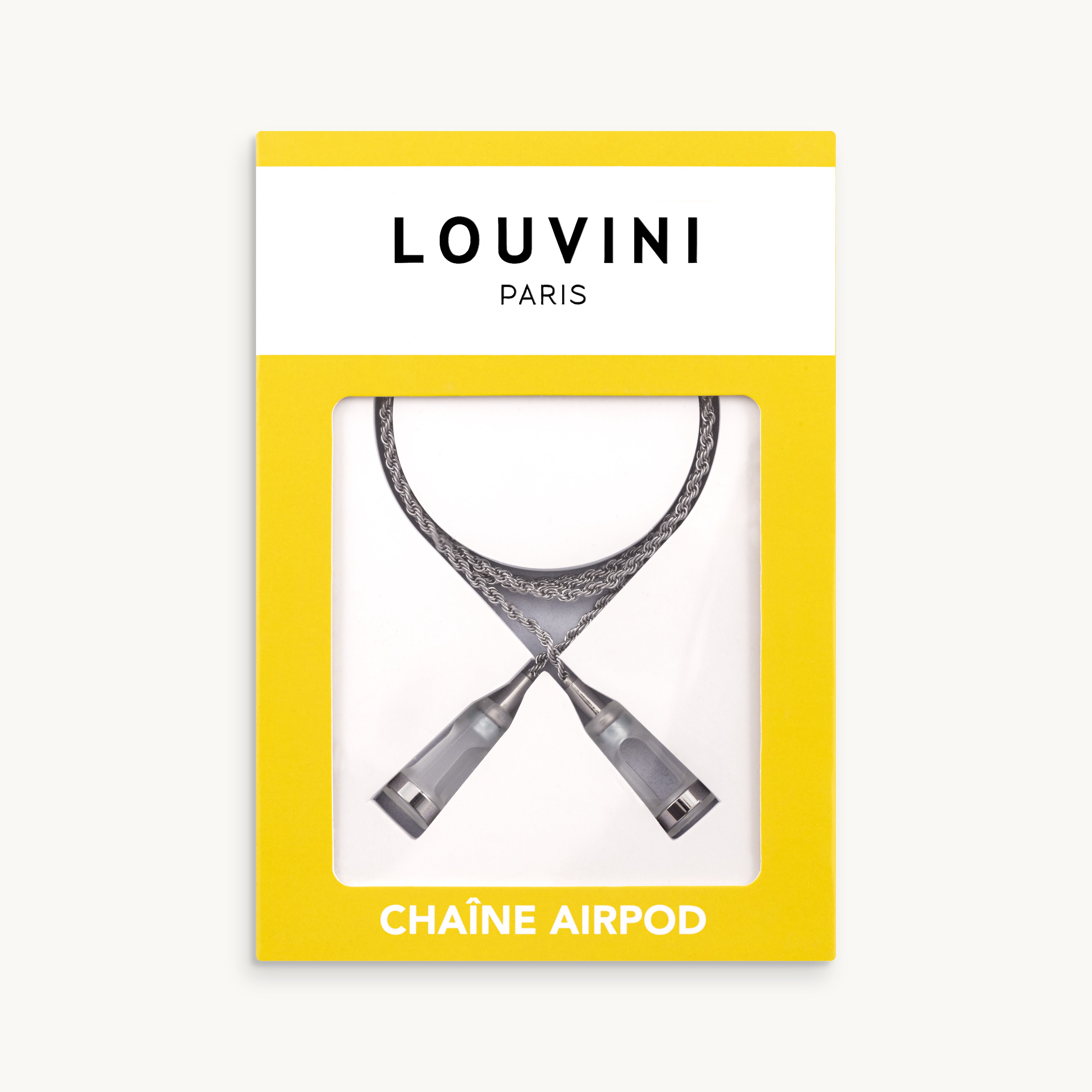 LEA AirPods Chain - Silver