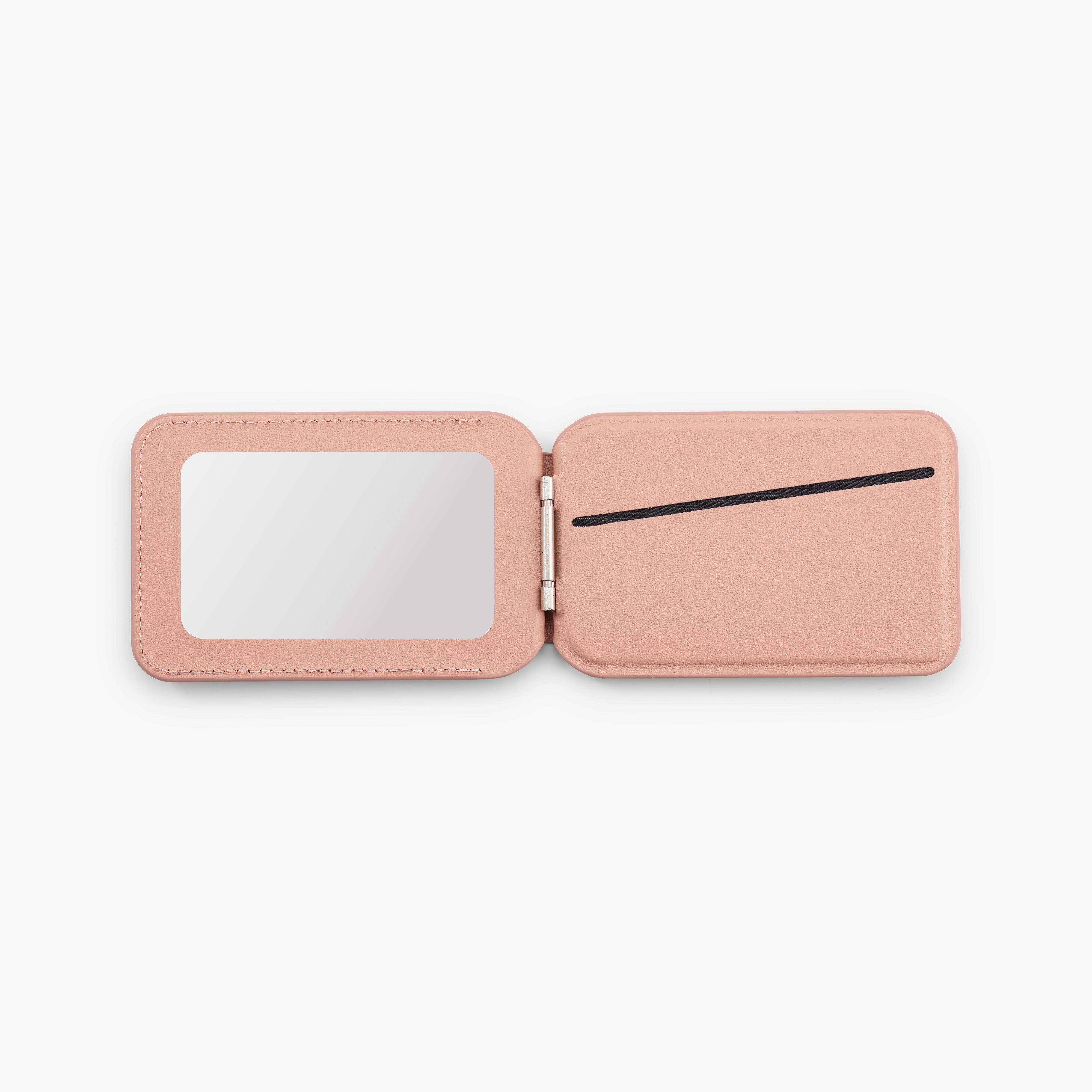CASEY MagSafe iPhone mirror card holder - Soft pink