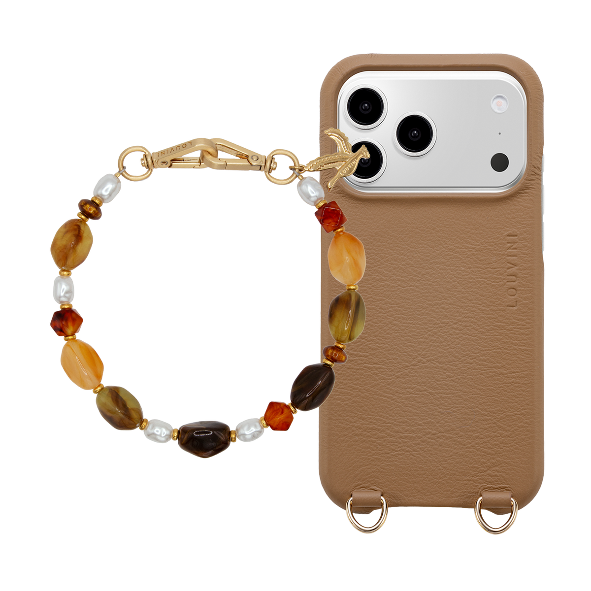 MAX MagSafe iPhone Case Camel & Bracelet PETIT ESMEE Amber