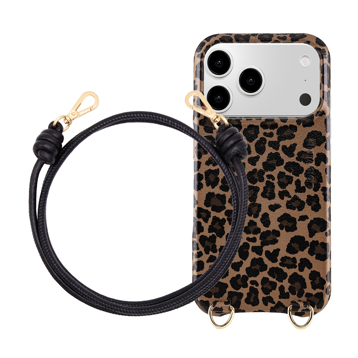 MAX MagSafe iPhone Case Leopard & KATE Cord Black