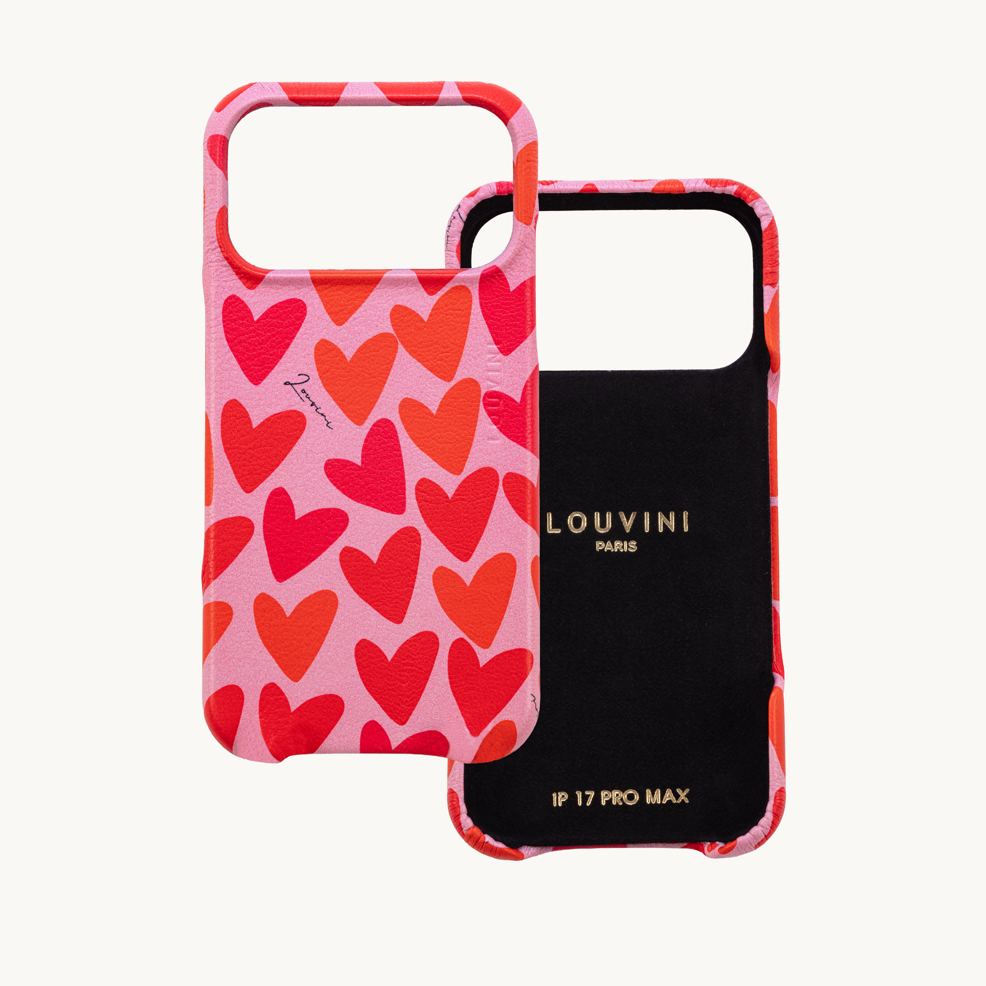 MAX iPhone Leather Case - Hearts