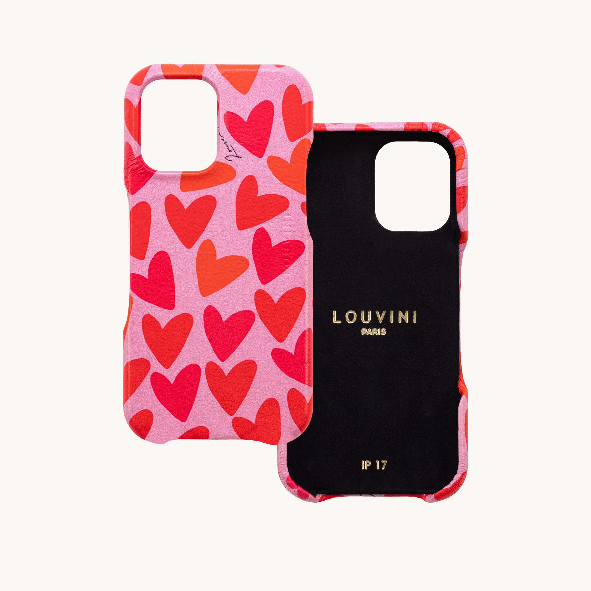 MAX iPhone Leather Case - Hearts