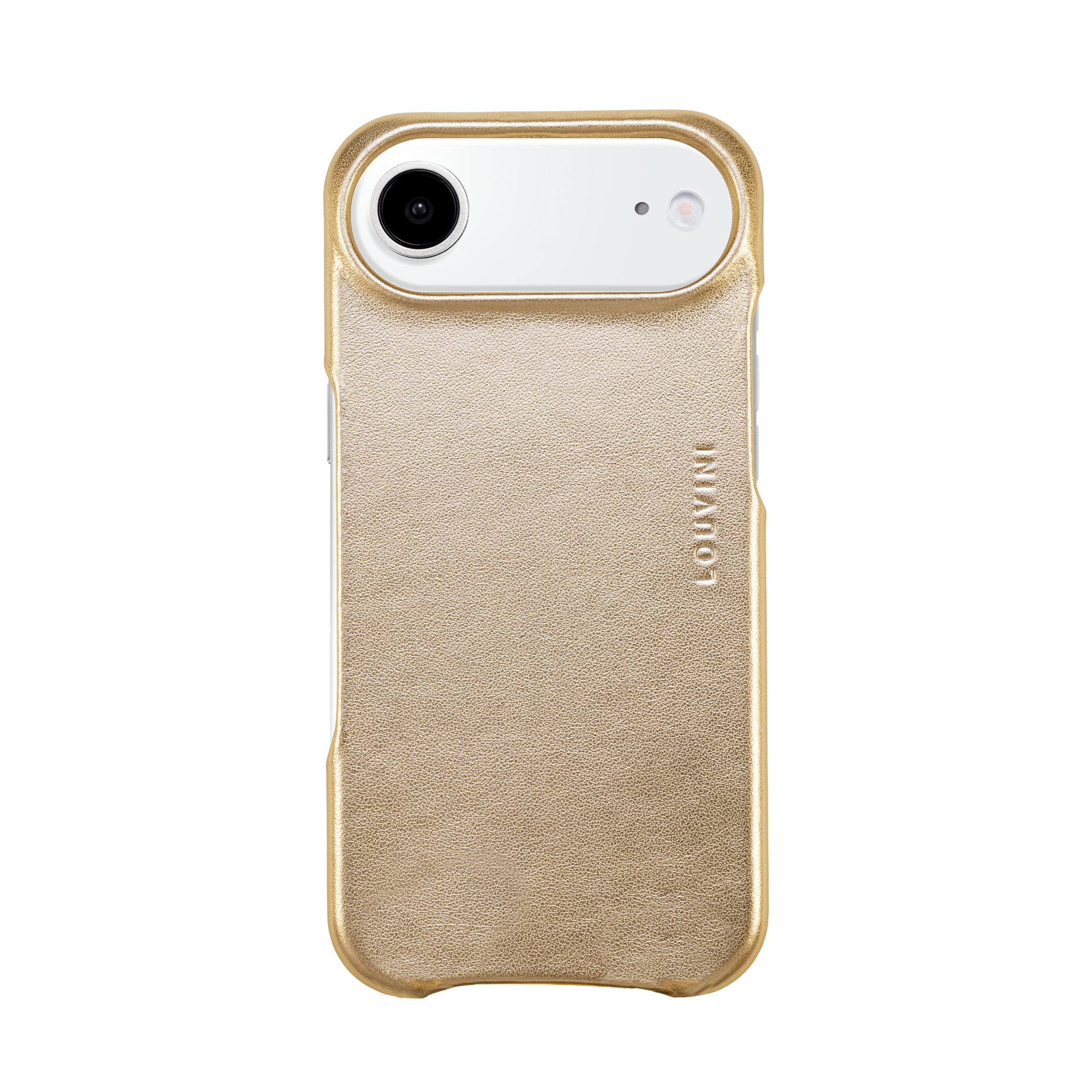 Leather iPhone case Magsafe MAX - METALLIC GOLD