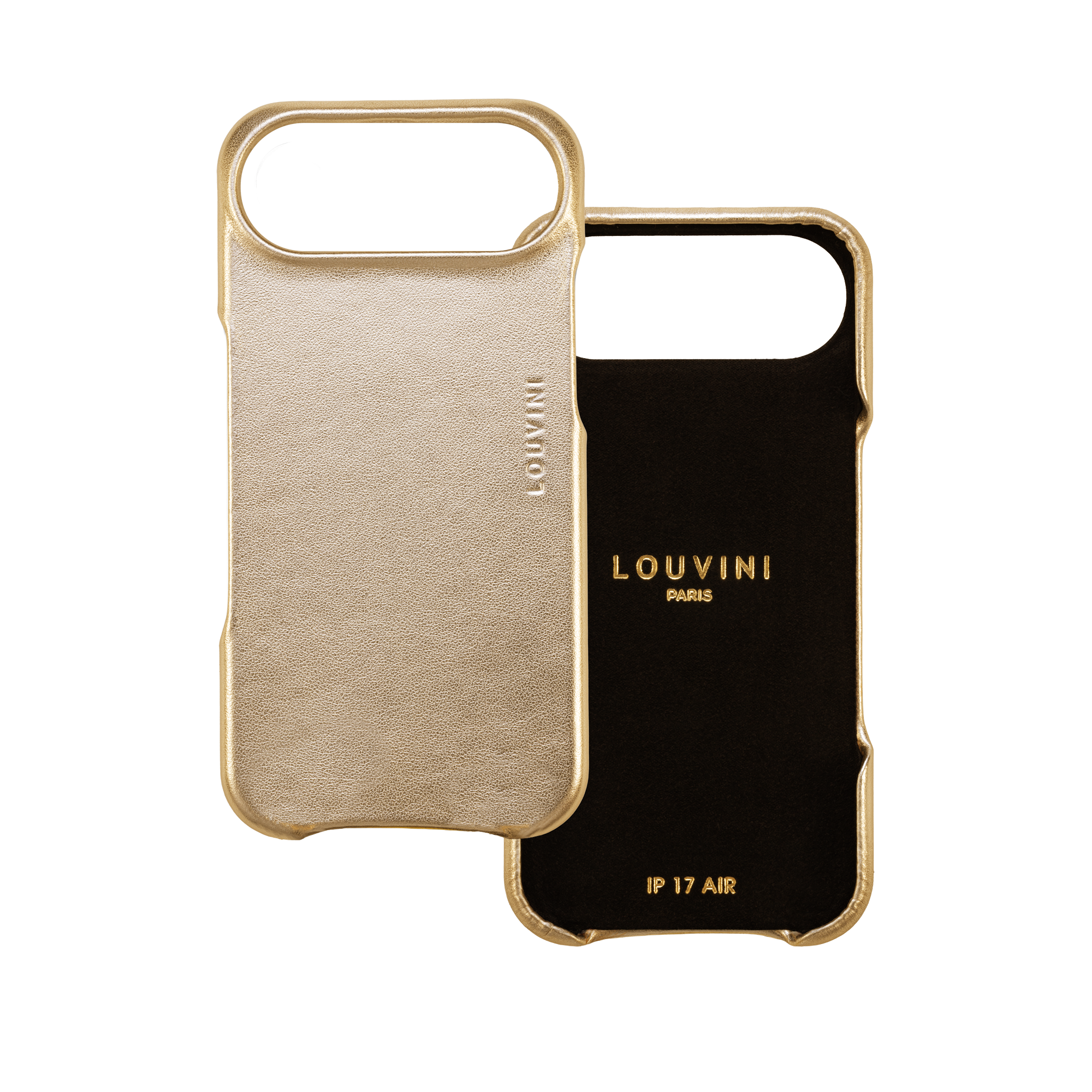 Leather iPhone case Magsafe MAX - METALLIC GOLD