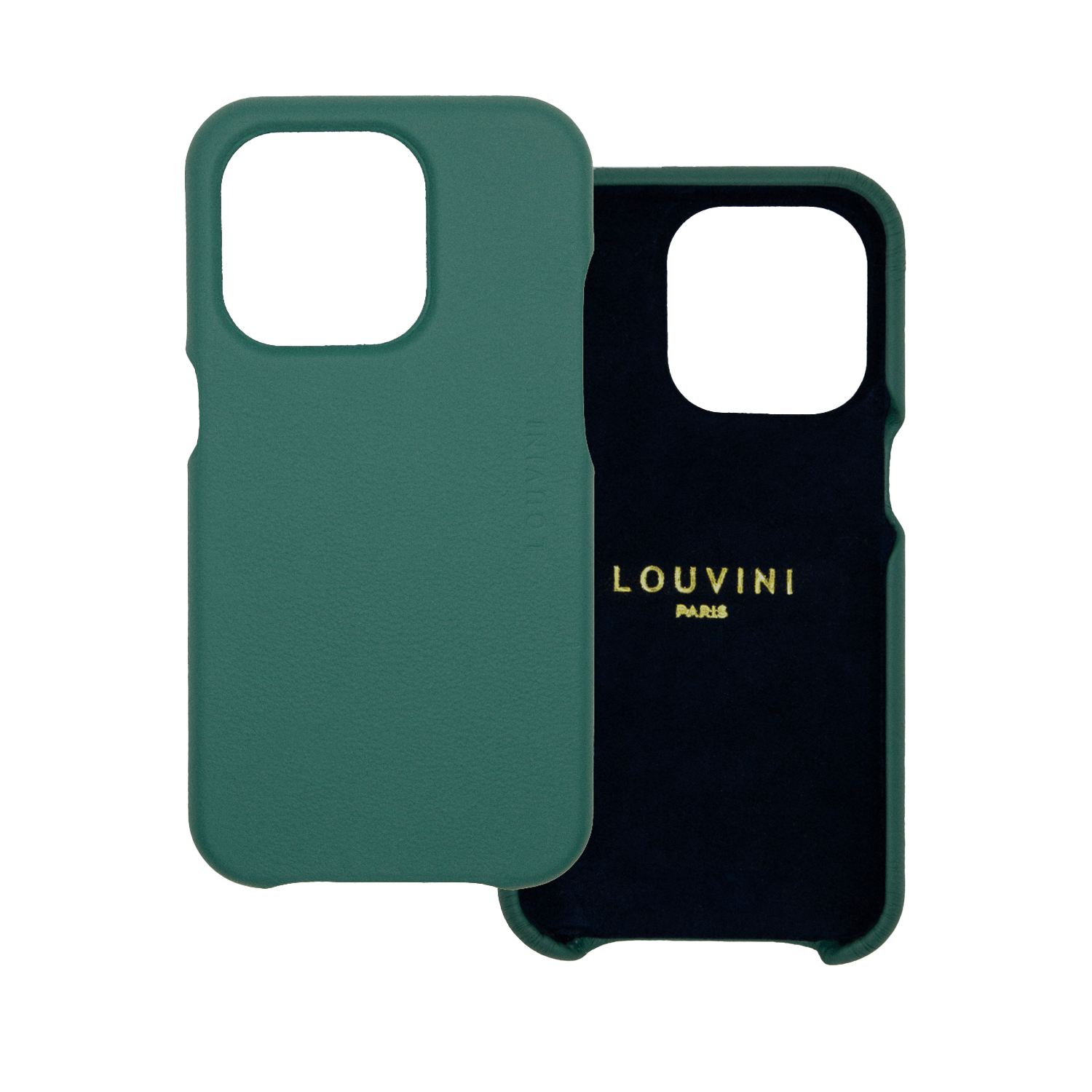Coque iPhone MagSafe cuir MAX émeraude