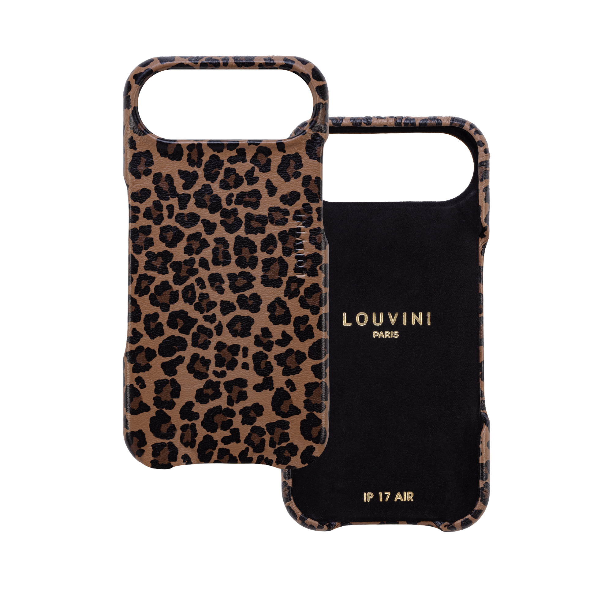 Leather iPhone case Magsafe MAX - LEOPARD