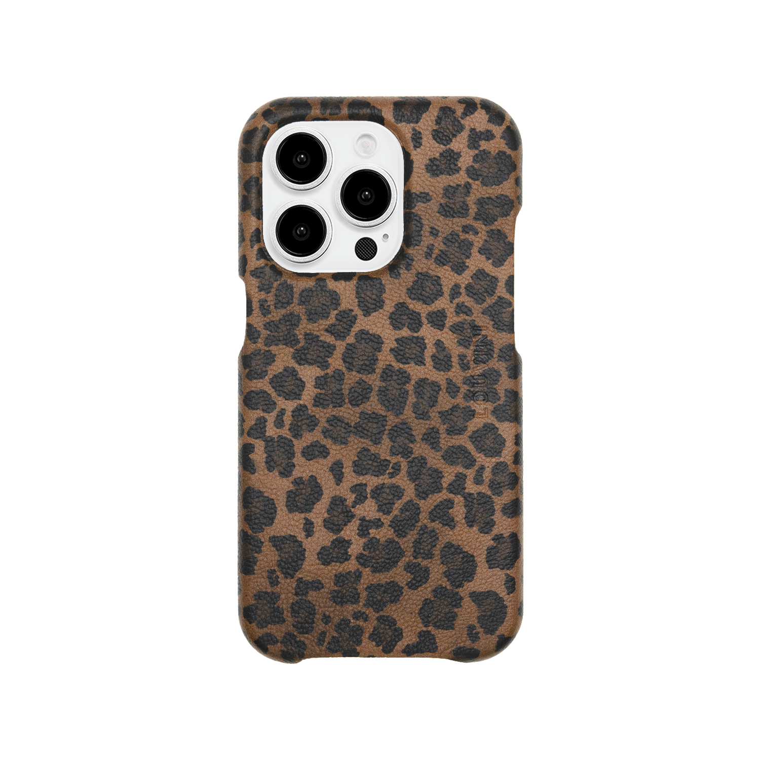 Leather iPhone case Magsafe MAX - LEOPARD