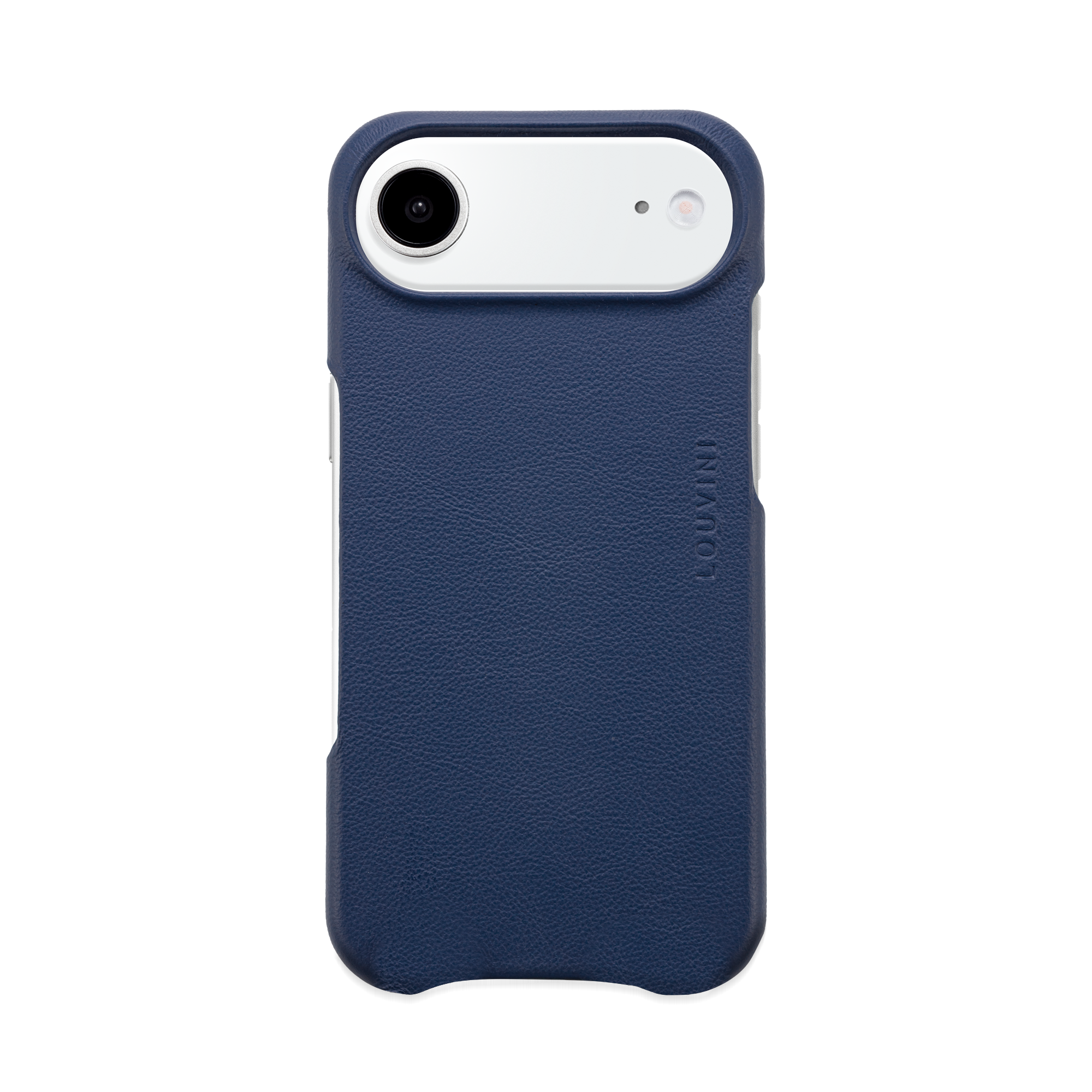 Leather iPhone Case with MagSafe MAX - NAVY