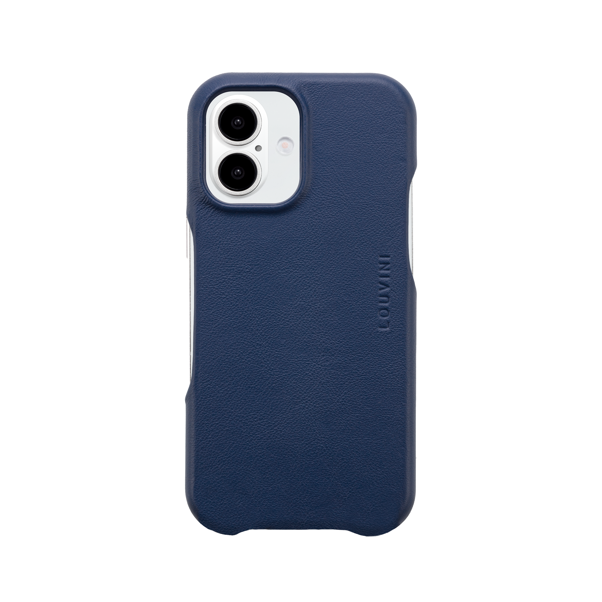 Leather iPhone Case with MagSafe MAX - NAVY