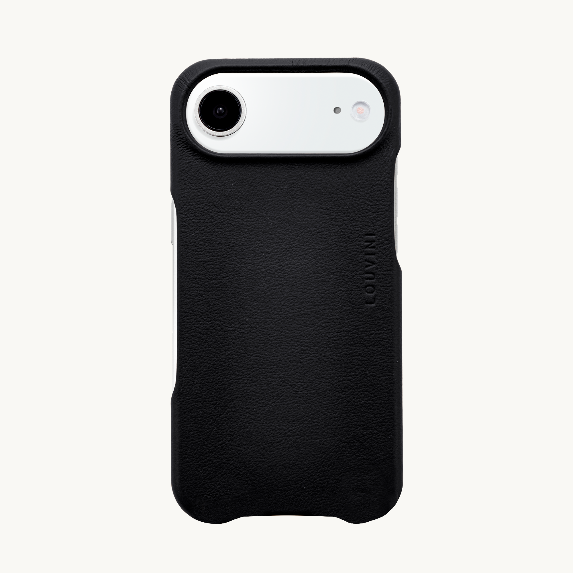 Leather iPhone Case with MagSafe MAX - BLACK
