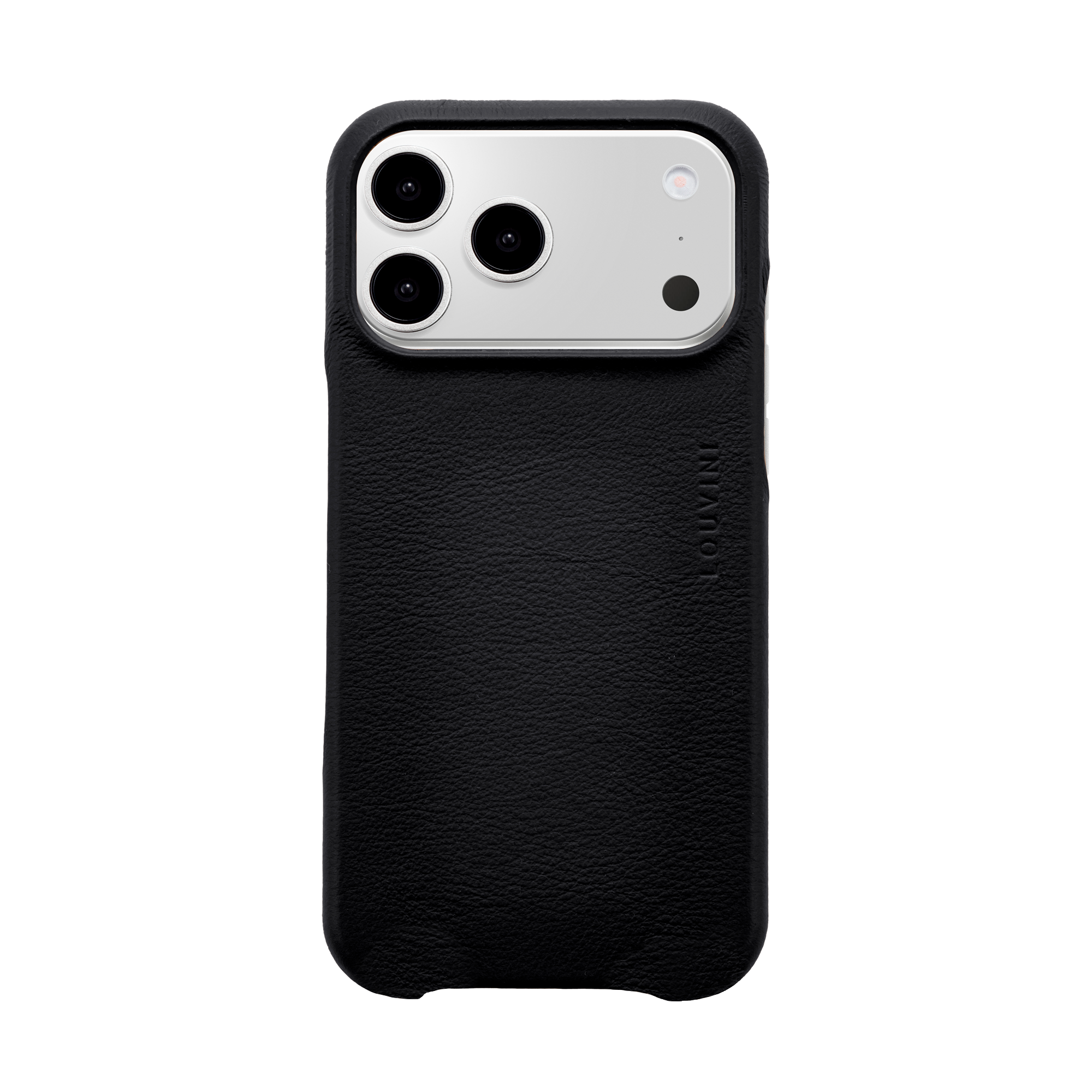 Leather iPhone Case with MagSafe MAX - BLACK