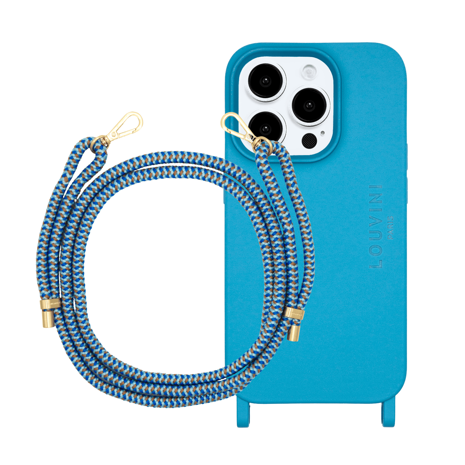 iPhone Case MILO Blue & TESSA Double-Blue Cord