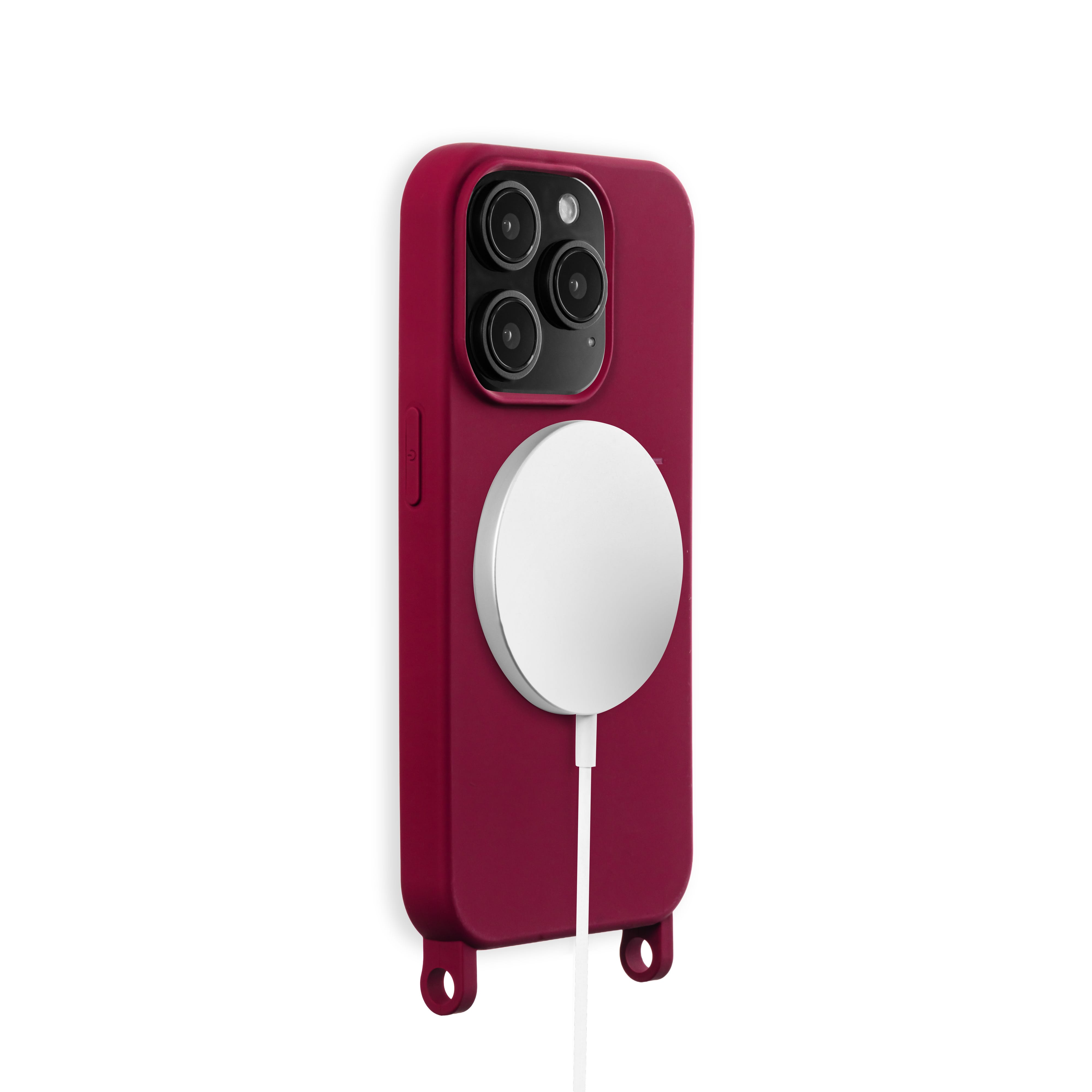 iPhone Case with loops and MagSafe MILO - Burgundy