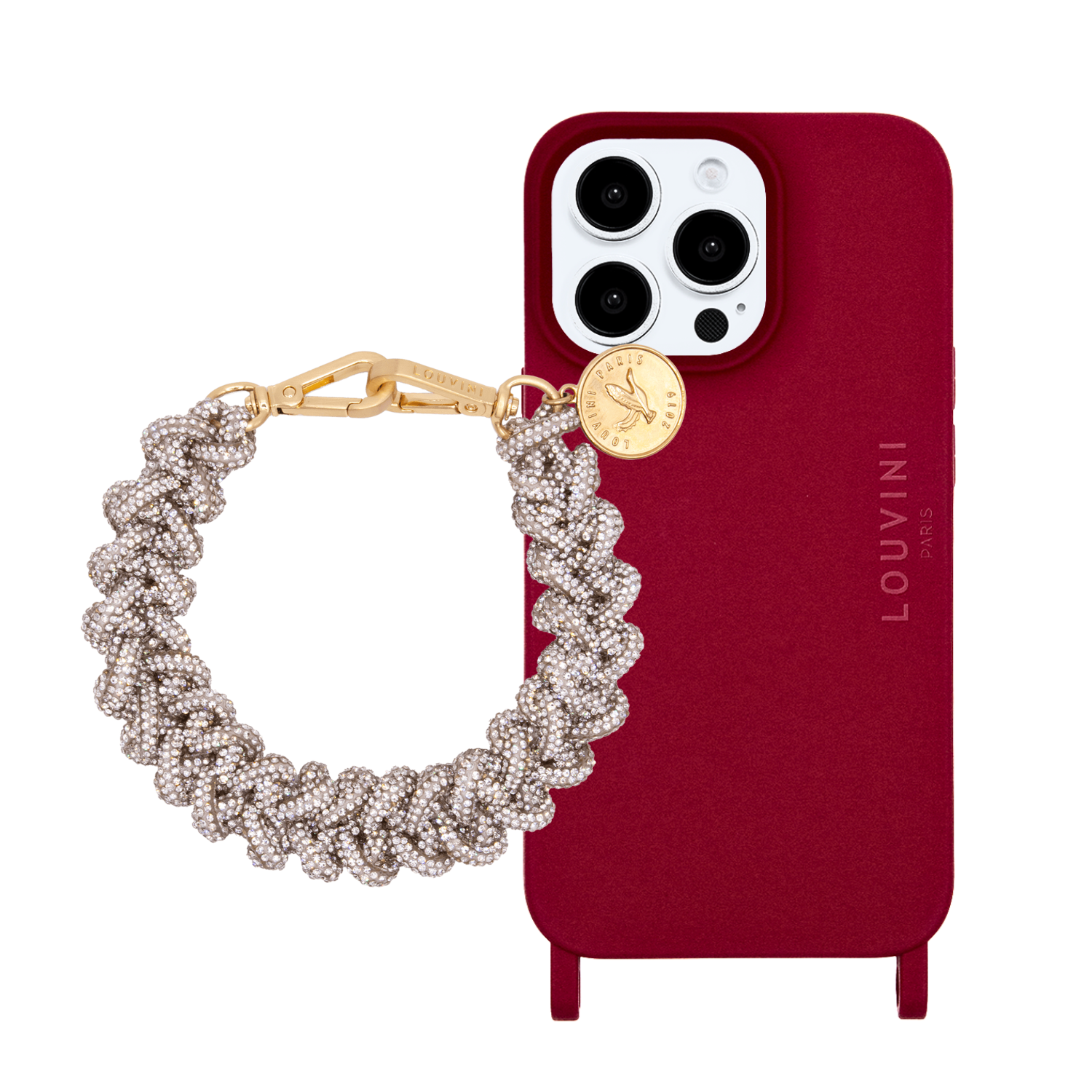 MILO iPhone Case Burgundy & PETIT SCARLETT Bracelet