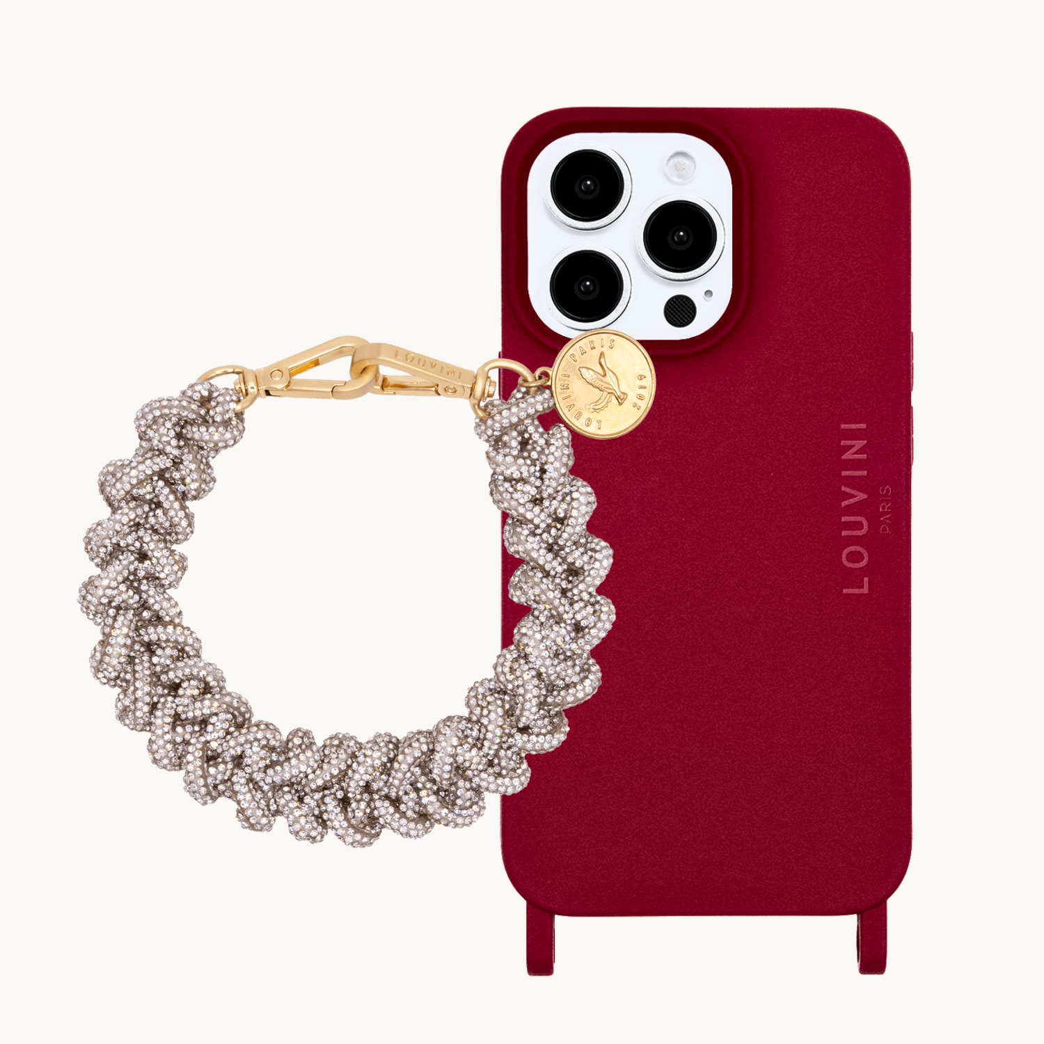 MILO iPhone Case Burgundy & PETIT SCARLETT Bracelet