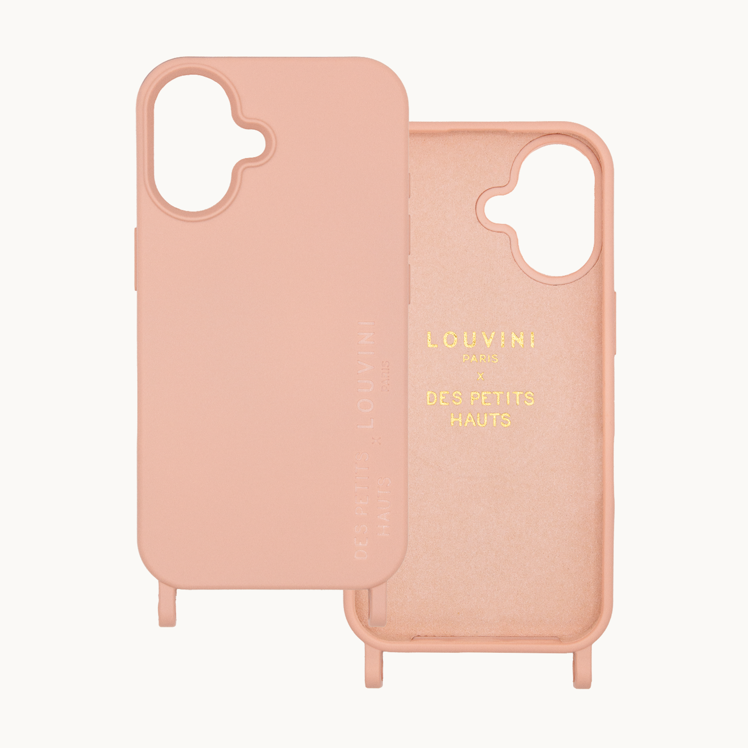 MILO x Des Petits Hauts – MagSafe iPhone Case with Rings – Pink