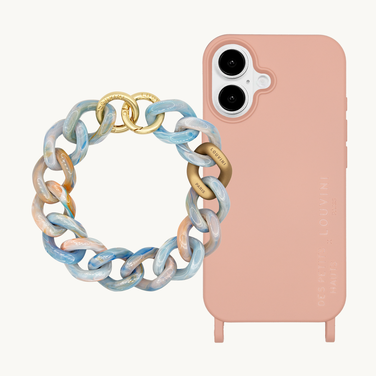 MILO x Des Petits Hauts Pink MagSafe iPhone Case & Bracelet PETIT ZOE Marshmallow
