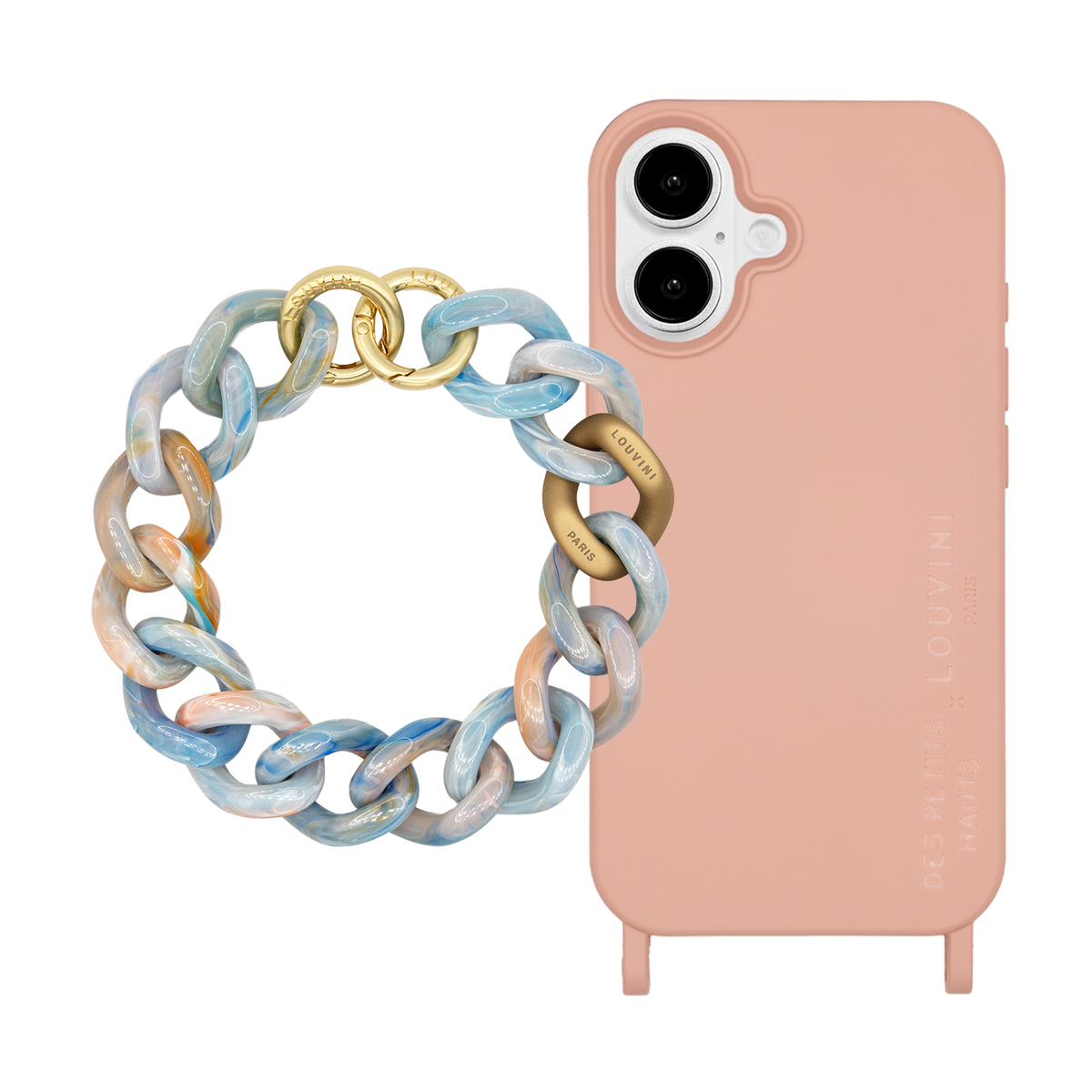 MILO x Des Petits Hauts Pink MagSafe iPhone Case & Bracelet PETIT ZOE Marshmallow