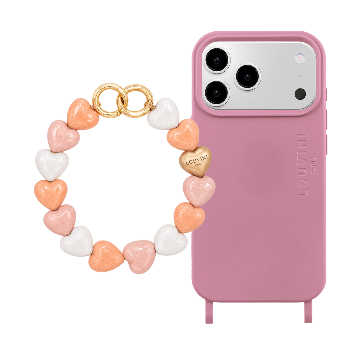 MILO Dusty Pink MagSafe iPhone Case & Bracelet PETIT CUORE Sorbet