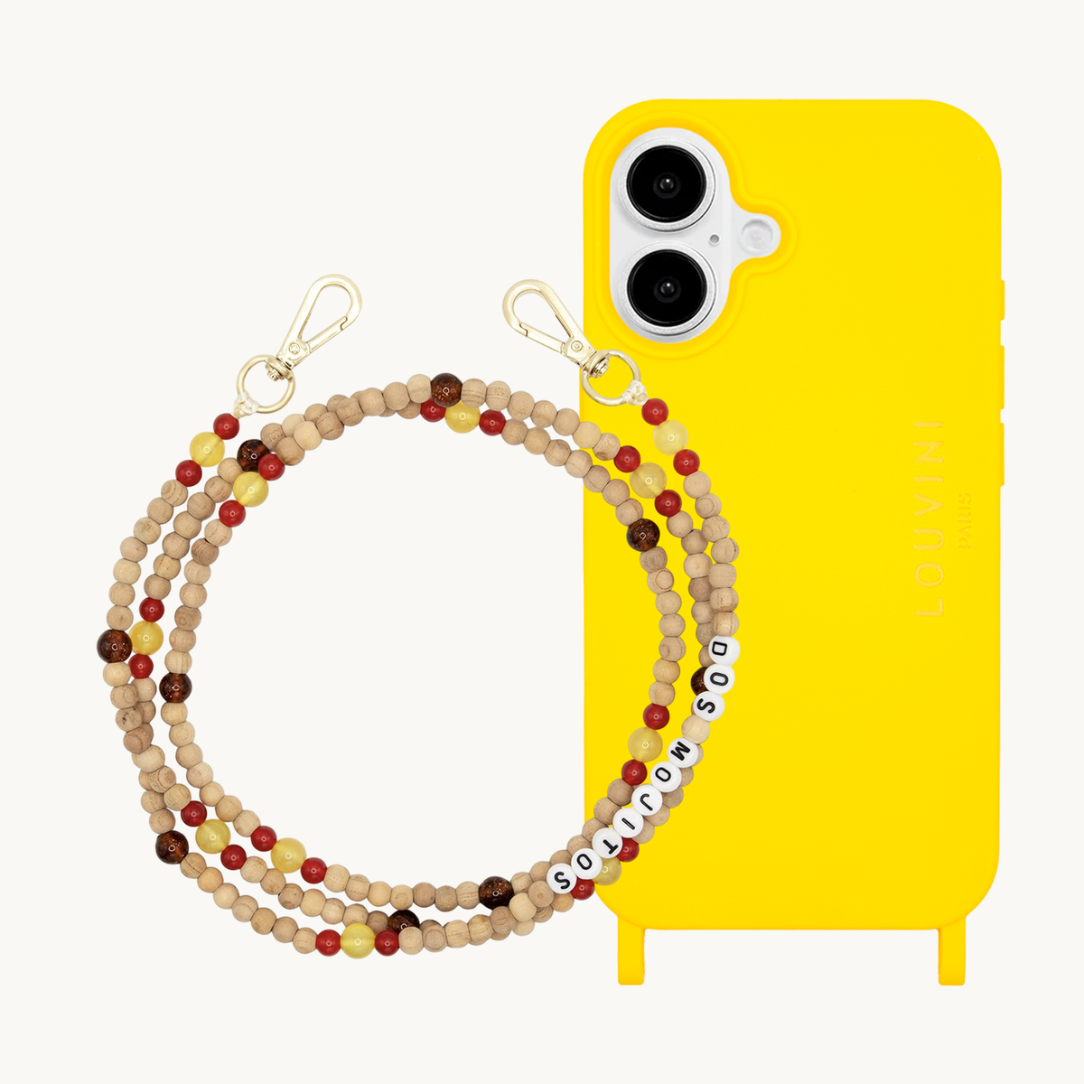 MILO Yellow iPhone Case & Chain ARIELLE Dos Mojitos