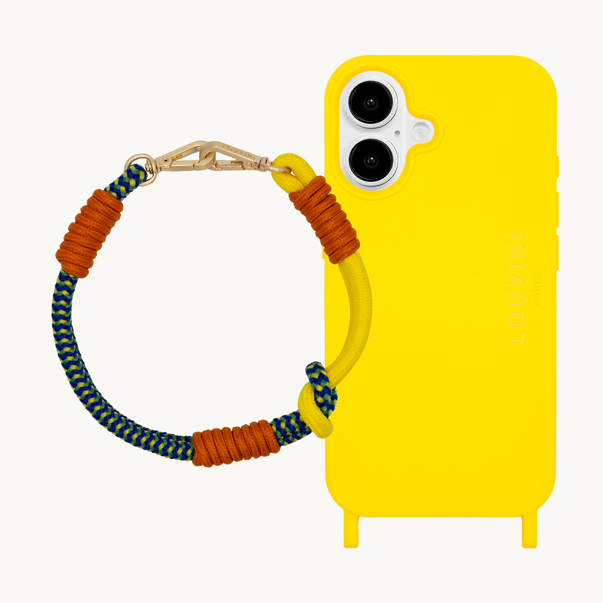 MILO Yellow iPhone Case & Bracelet PETIT TESSA Yellow Navy